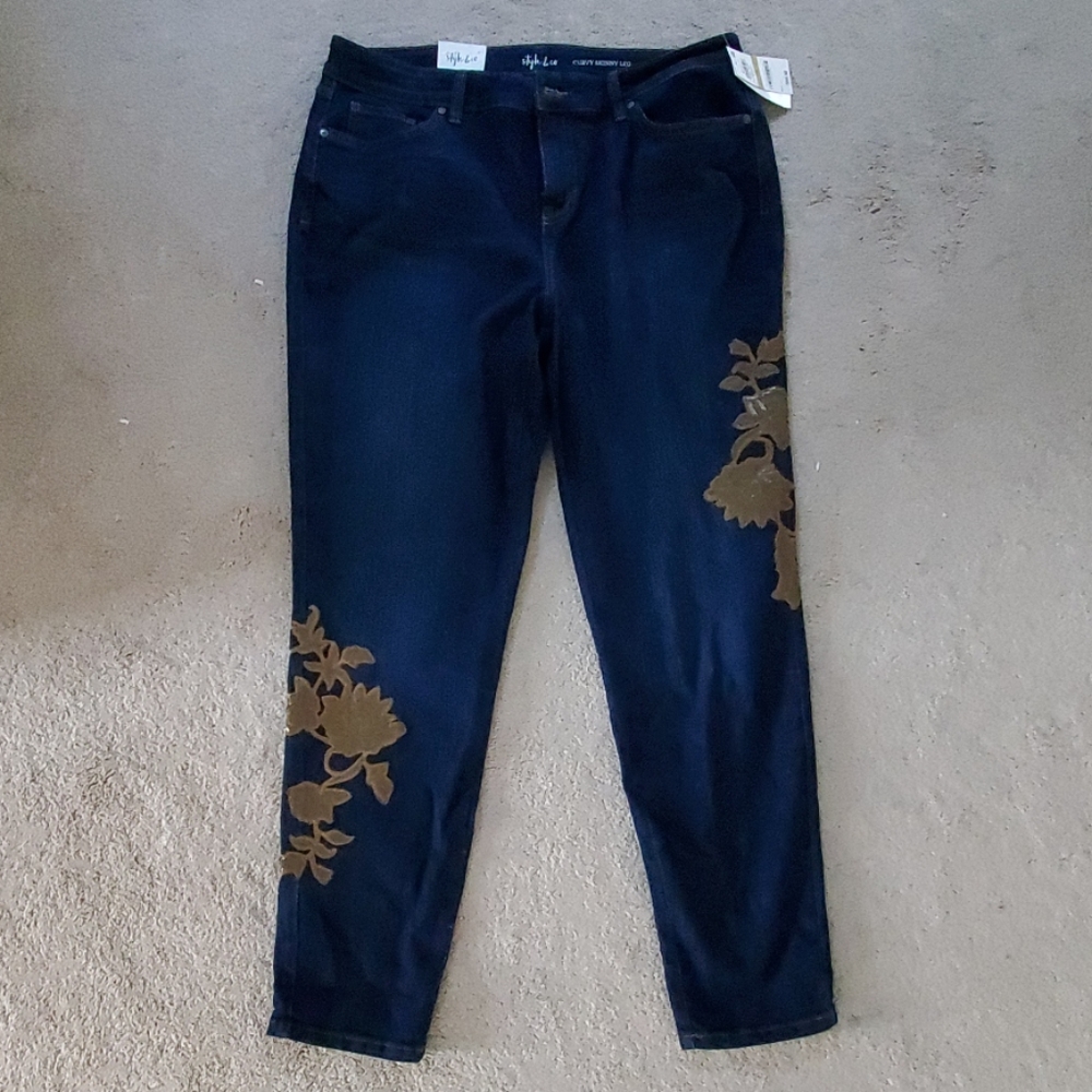 Style & Co embroidered Jeans